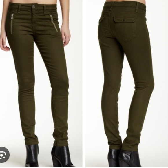 Joe's Jeans Denim - Joe’s Jeans Olive Green Skinny Ankle Jeans